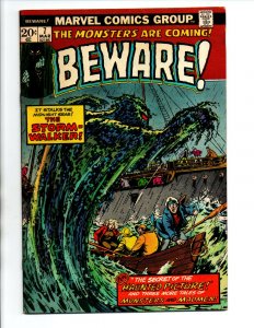 Beware #7 - Marvel Horror -1974 - FN/VF