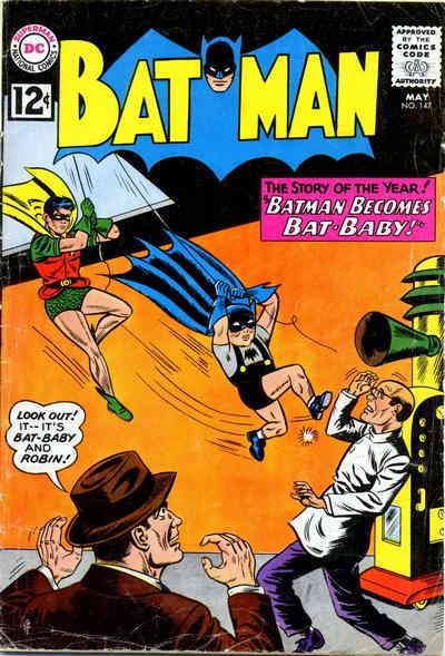 Batman #147 FAIR ; DC | low grade comic May 1962 Bat-Baby