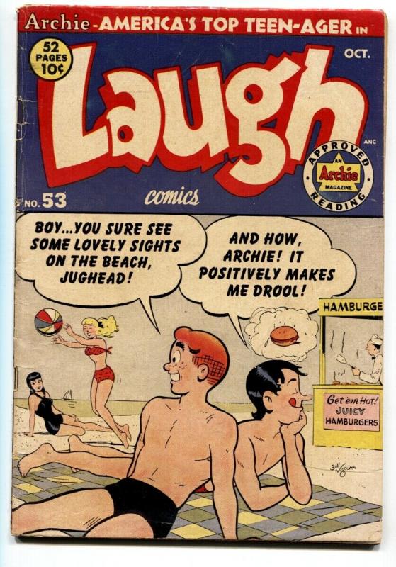 Laugh #53 1952-Archie-Betty-veronica-Bill Woggon-Katy Keene-VG
