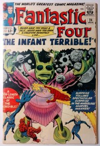Fantastic Four #24 (1964) 1st app of the Infant Terrible 