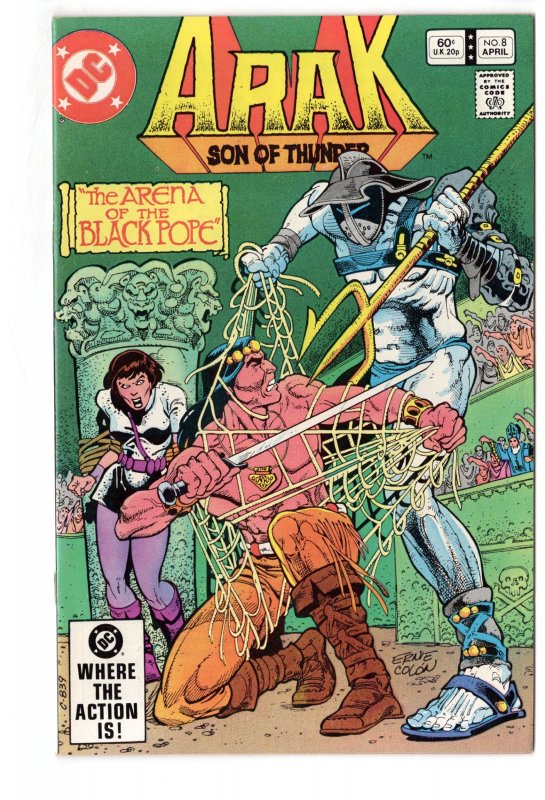 Arak, Son of Thunder #8 Direct Edition (1982)
