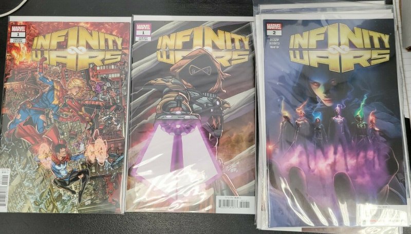 Infinity Wars 1-6+Prime 1 +fallen guardian 1 some variants Marvel Comic 15 issue