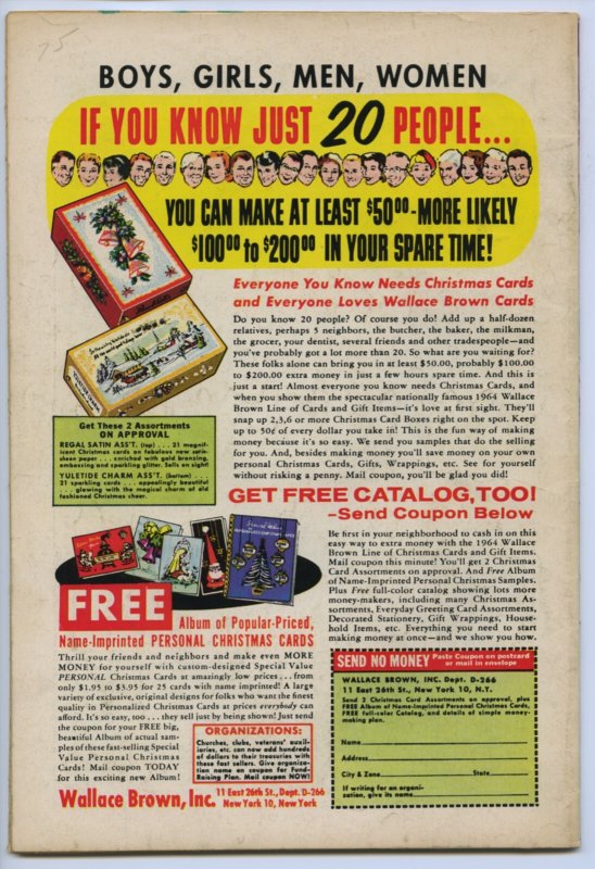 WONDER WOMAN #148 - Apparent 3.5-SR, OW - Dinosaur cover