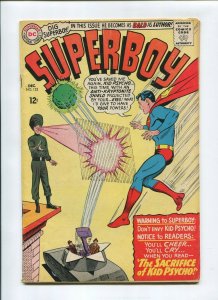 SUPERBOY #125 (4.5) *THE FISHERMAN COLLECTION* SACRIFICE OF KID PSYCHO 1965