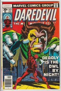 Daredevil #145 (Mar-77) VF/NM High-Grade Daredevil, Black Widow