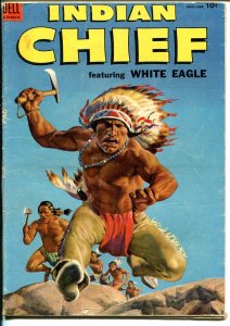 Indian Chief #14 1954-Dell-excellent Indian imagery-White Eagle-VG-