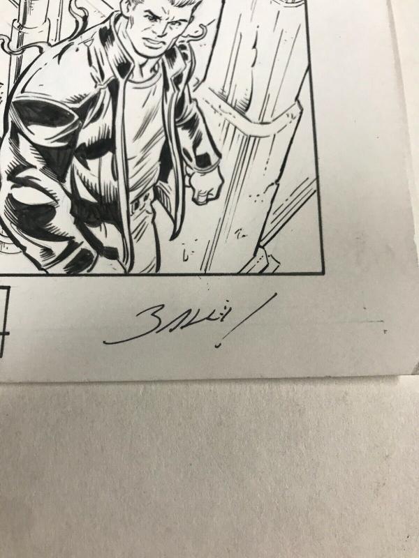 Venom 164 Page 12 Original Art 1/2 Splash Mark Bagley Full Costume Transition Nm