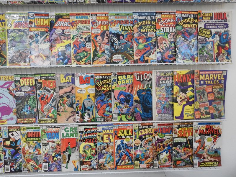 Huge Lot 160+ Silver/Bronze Low Grade Comics W/ Spider-Man, Batman, +! See desc