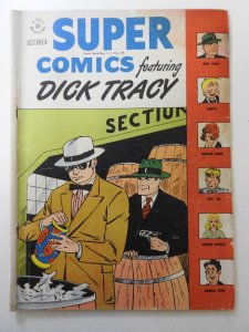 Super Comics #113 (1947) W/ Dick Tracy! Solid GVG Condition! Stain B/C