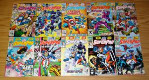 NFL SuperPro #1-12 VF/NM complete series + super bowl special  spider-man marvel