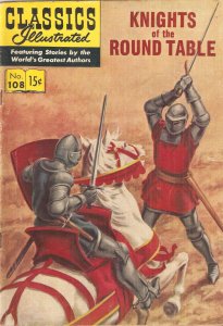 Classics Illustrated (Gilberton) #108 VG ; Gilberton | low grade comic Knights o