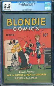 Blondie Comics Monthly #1 (McKay, 1947) CGC 5.5