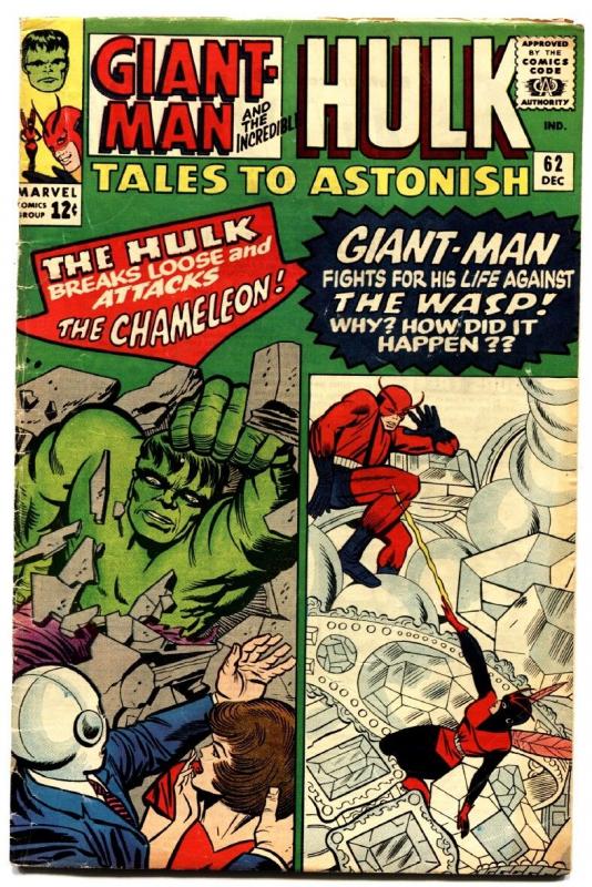 TALES TO ASTONISH #62-First APPEARANCE of the LEADER-1964-MARVEL comic book