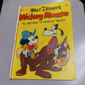 Walt Disney’s Mickey Mouse: Mystery of the Painted Valley 1951 Dell Comics #352