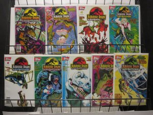 Jurassic Park Adventures (Topps 1994) #2-10 Based off the Hit Movies!