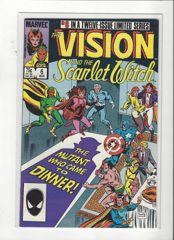 Vision and the Scarlet Witch (1985 series) #6 of 12  VF/NM Marvel Comics