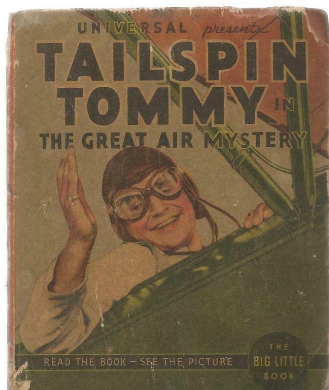 Tailspin Tommy Great Air Mystery ORIGINAL 1936 Whitman Big Little Book 