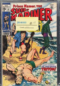 Sub-Mariner #18 (1969) Namor the Sub-Mariner