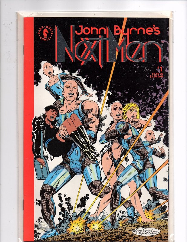 Dark Horse Comics John Bryne's Next Men #1 Silver Embossed Cover