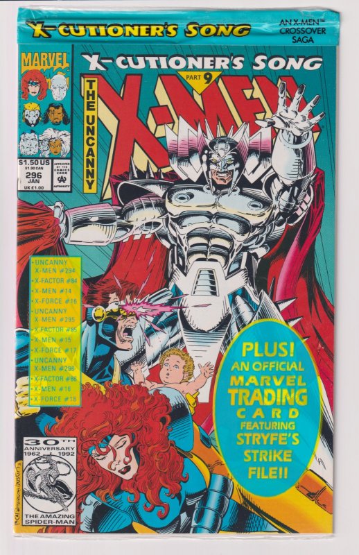 Marvel Comics! Uncanny X-Men! Issue #296! X-Cutioner's Song Part 9! SEALED!