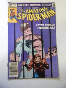 The Amazing Spider-Man #219 (1981) FN Condition