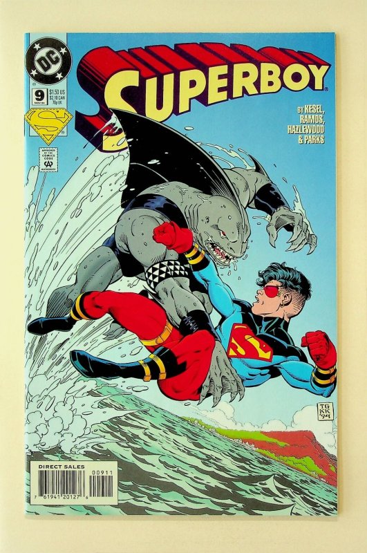 SUPERBOY #9 DC Comics King Shark First Appearance 1994