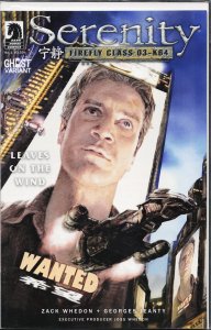Serenity: Leaves On the Wind #1 Ghost Cover (2014) Firefly / Serenity