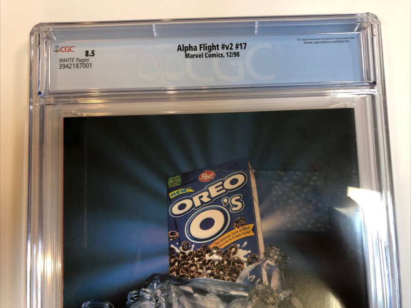 Alpha Flight V2  (1998) # 17 (CGC WP 8.5) Early App Big Hero 6