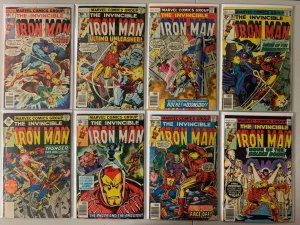 Iron Man comics lot #91-124 10 diff avg 5.0 (1976-79)