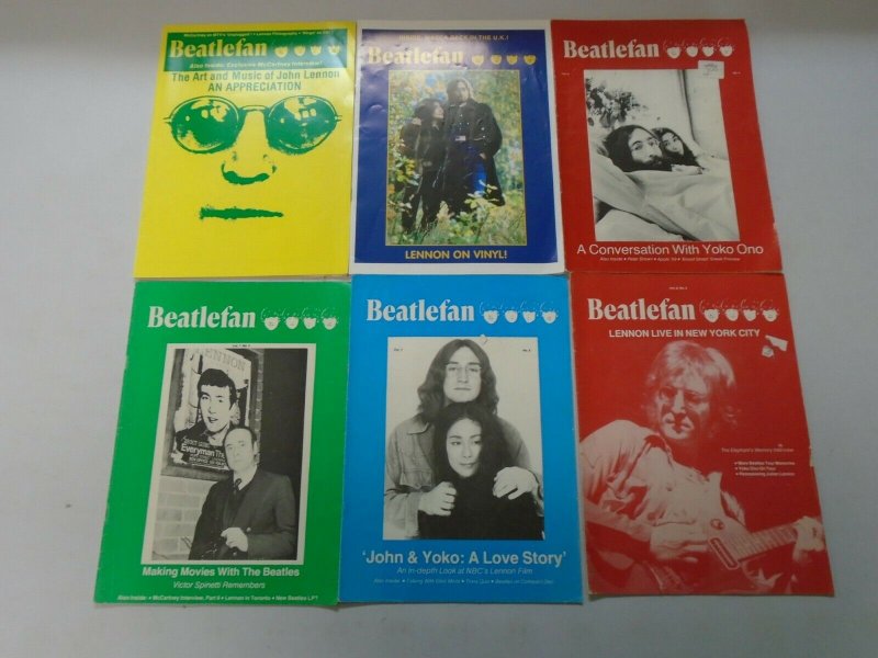 Beatlefan Magazine lot of 18 different John Lennon issues