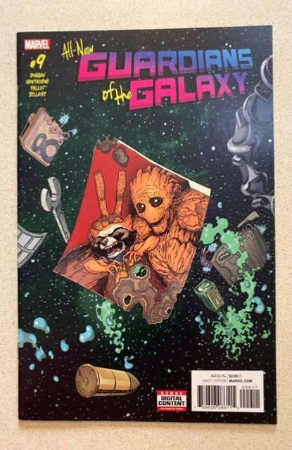 All-New Guardians of the Galaxy #9 (2017) Gerry Duggan Story Aaron Kuder Cover