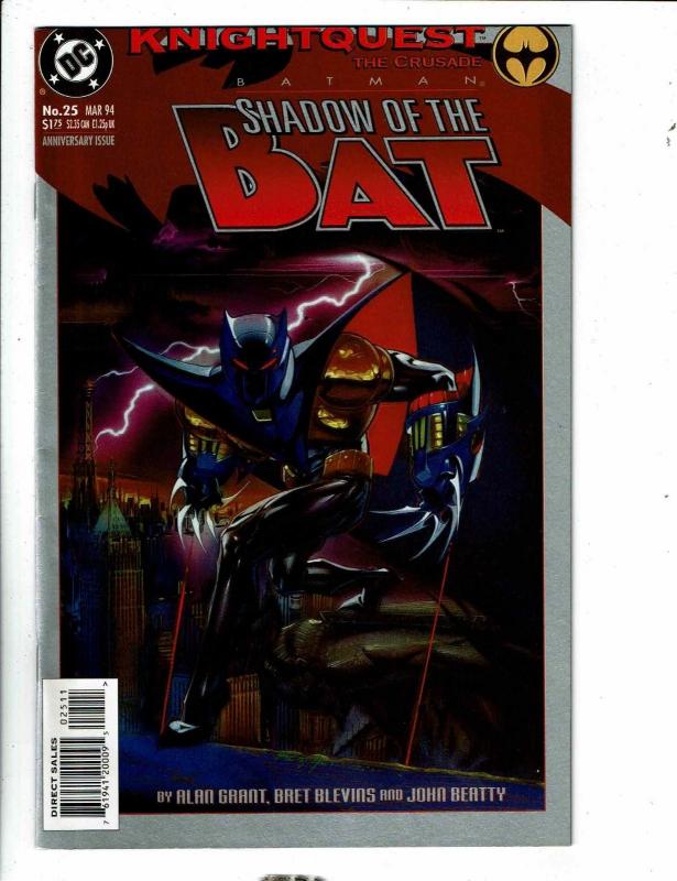 Lot Of 9 Shadow Of The Bat DC Comic Books # 19 21 22 23 25 26 27 28 29 DB12