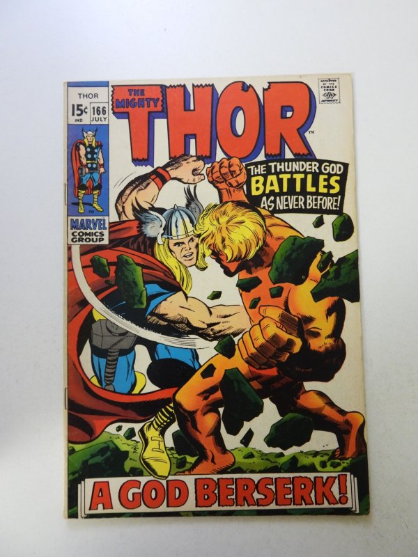 Thor #166 (1969) FN+ condition