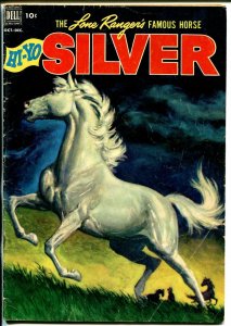 Lone Rangers Famous Horse Hi-Yo Silver-#4 1952-Dell-painted cover-VG+