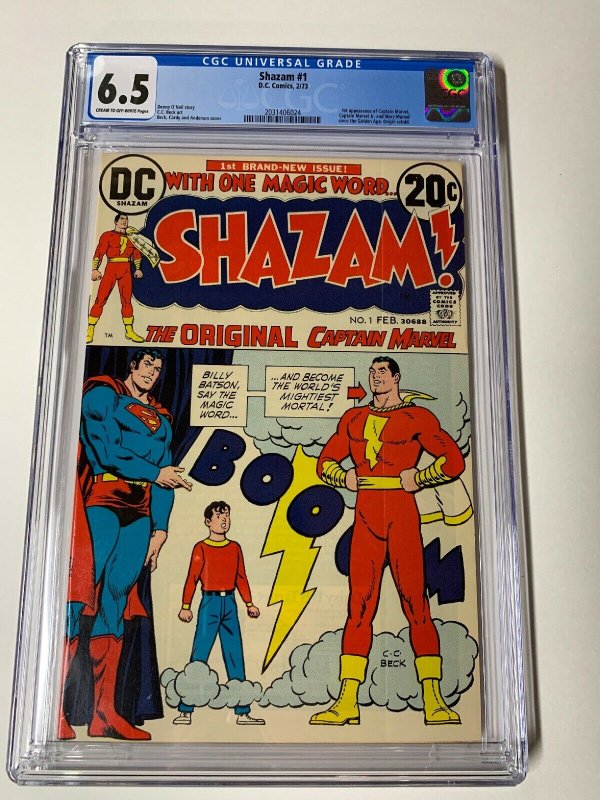 Shazam 1 Cgc 6.5 Dc Comics 1973