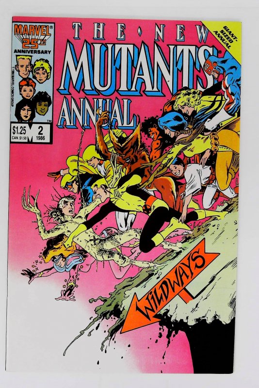 New Mutants (1983 series) Annual #2, NM- (Actual scan)