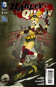 HARLEY QUINN #7 DC BOMBSHELLS COVER.