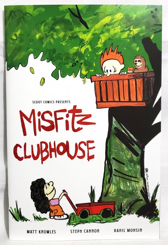 MISFITZ CLUBHOUSE #1 ComicTom101 Nate Johnson Variant Cover Scoot Imprint