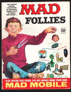 Mad Follies #4 1966-Wood-Drucker-Rickard-Mad Mobile bonus-Frank Frazetta-Don ...