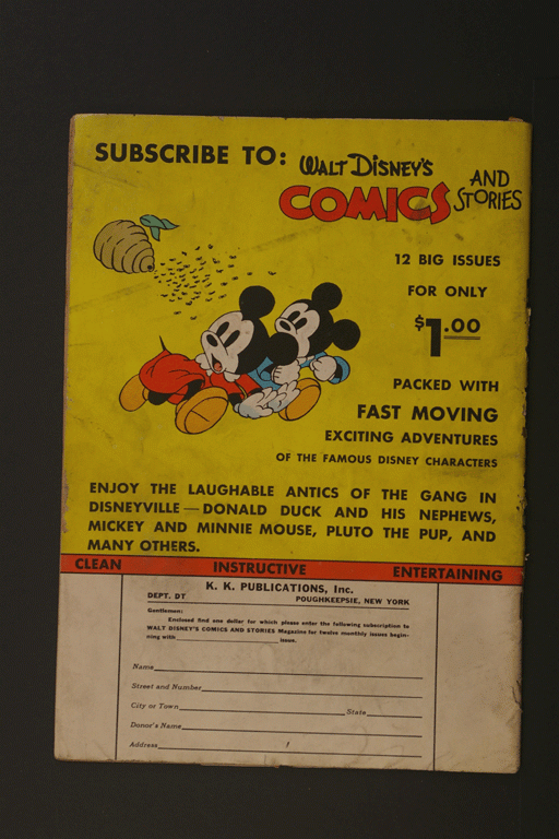 Walt Disney Comics and Stories #23 August 1942 Vol 2 No 11