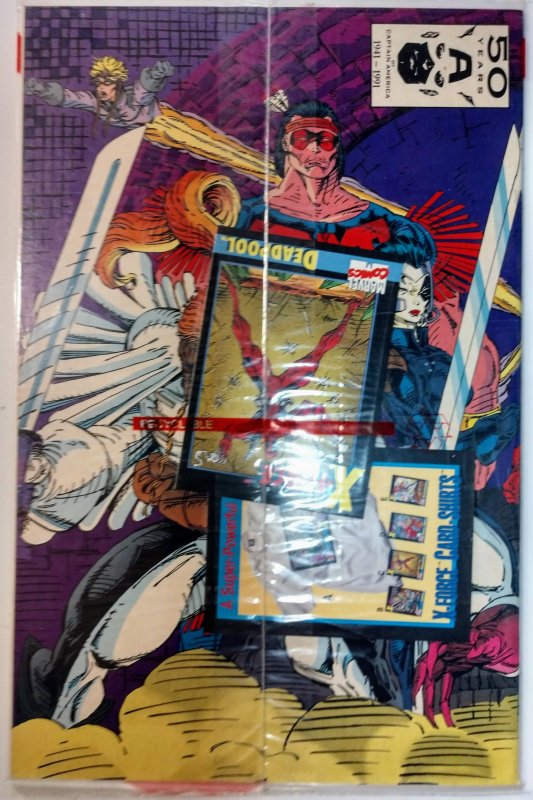 X-Force #1 (9.2, 1991) Negative UPC Variant, with Deadpool Card