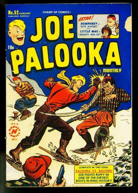 Joe Palooka #52 1951- Harvey Comics- Ham Fisher- G