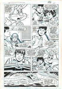 Superman Meets the Quik Bunny p.28 Nestle Cereal 1987 art by Carmine Infantino