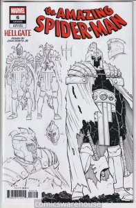 AMAZING SPIDER-MAN (2025 MARVEL) #6 VARIANT 1:10 JOHN ROMITA JR DESIGN N R50460