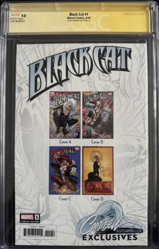 Black Cat #1 Campbell Cover D (2019)