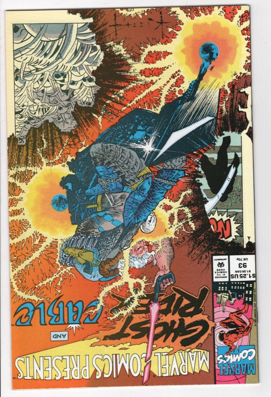 MARVEL COMICS PRESENTS #93 - 9.2 - WP - Wolverine - Ghost Rider - Cable