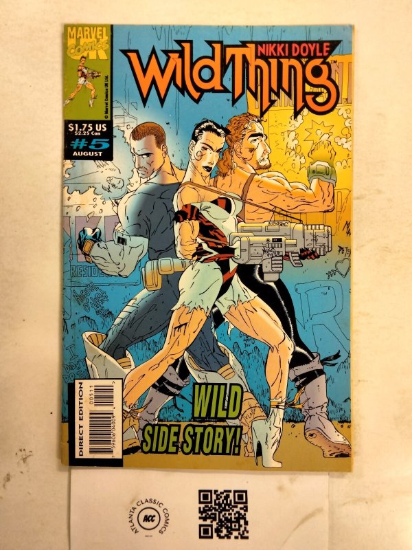 Wild Thing #5 VF Marvel Comics comic book 23 JW68