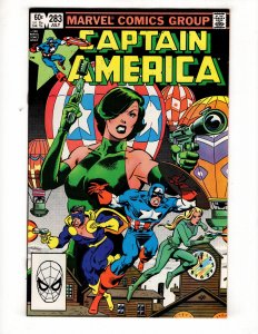 Captain America #283 (1983) MADAME HYDRA Bronze Age MARVEL / ID#114