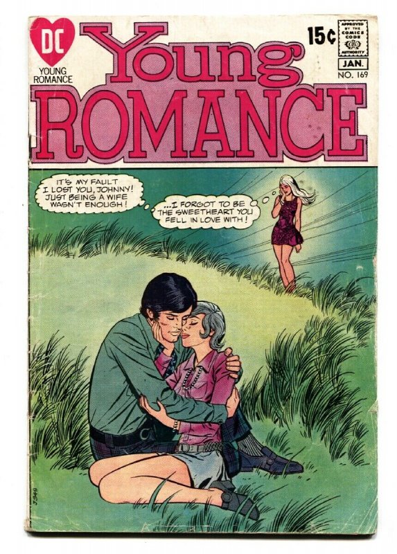 YOUNG ROMANCE #169 1970-DC ROMANCE-CRYING-VG