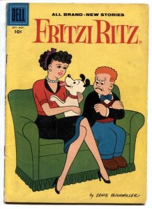 Fritzi Ritz #59 1958- Peanuts issue- Dell comics VG